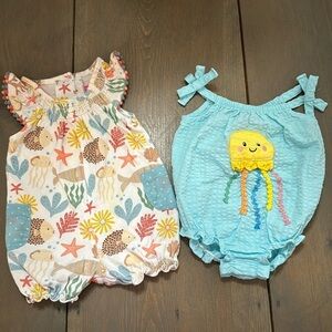 Good Lad Baby Girl Beach Bubble Bundle 3 Months